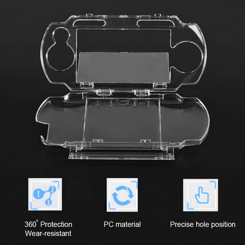 OSTENT Protector Clear Crystal Travel Carry Hard Cover Case Shell for Sony PSP 1000 Game Console - Image 5